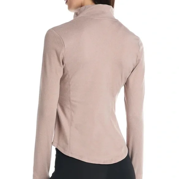 KYODAN β’ super soft light purple heather lightweight zip collared sweater jacket - Picture 8 of 8